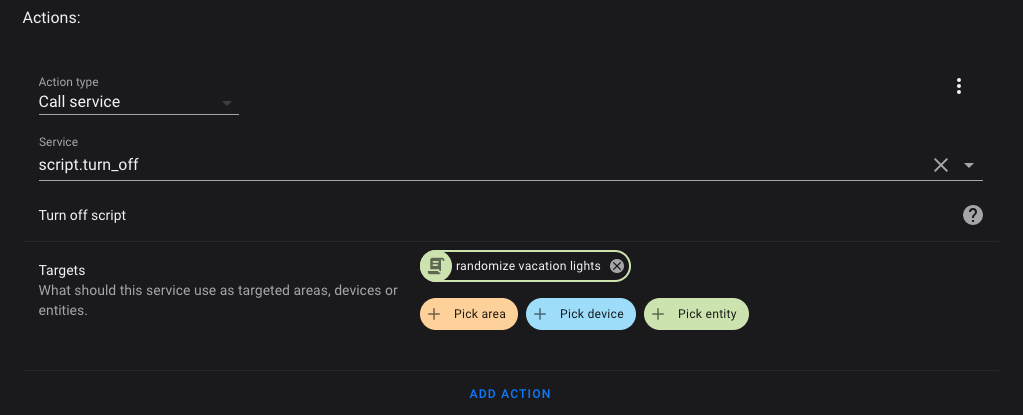 Randomized Lighting in Home Assistant